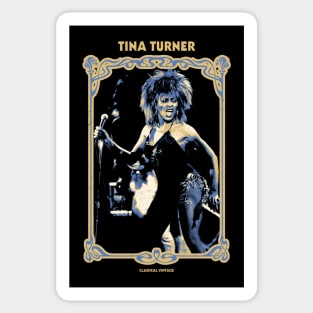 Tina Turner Classical Psychedelic Sticker